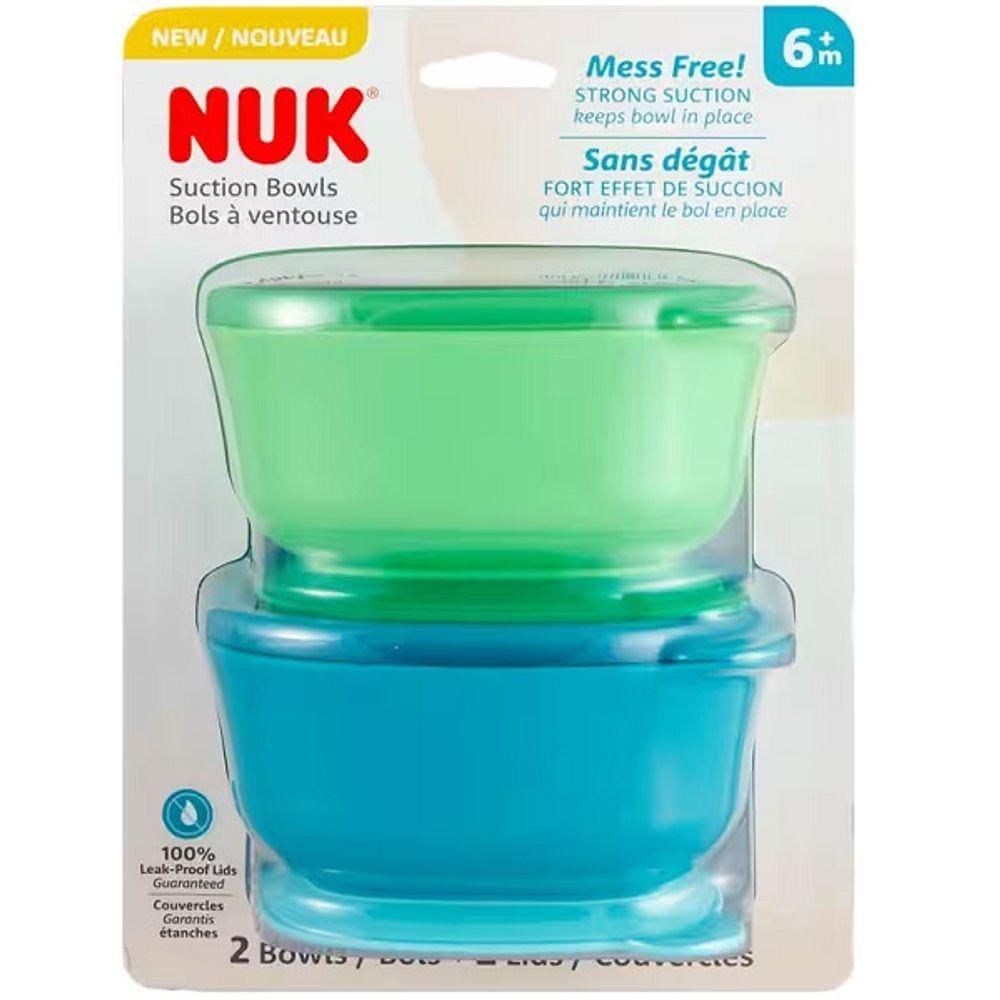 Conjunto de BOWLS em Silicone com Ventosa NUK PA7717-1N