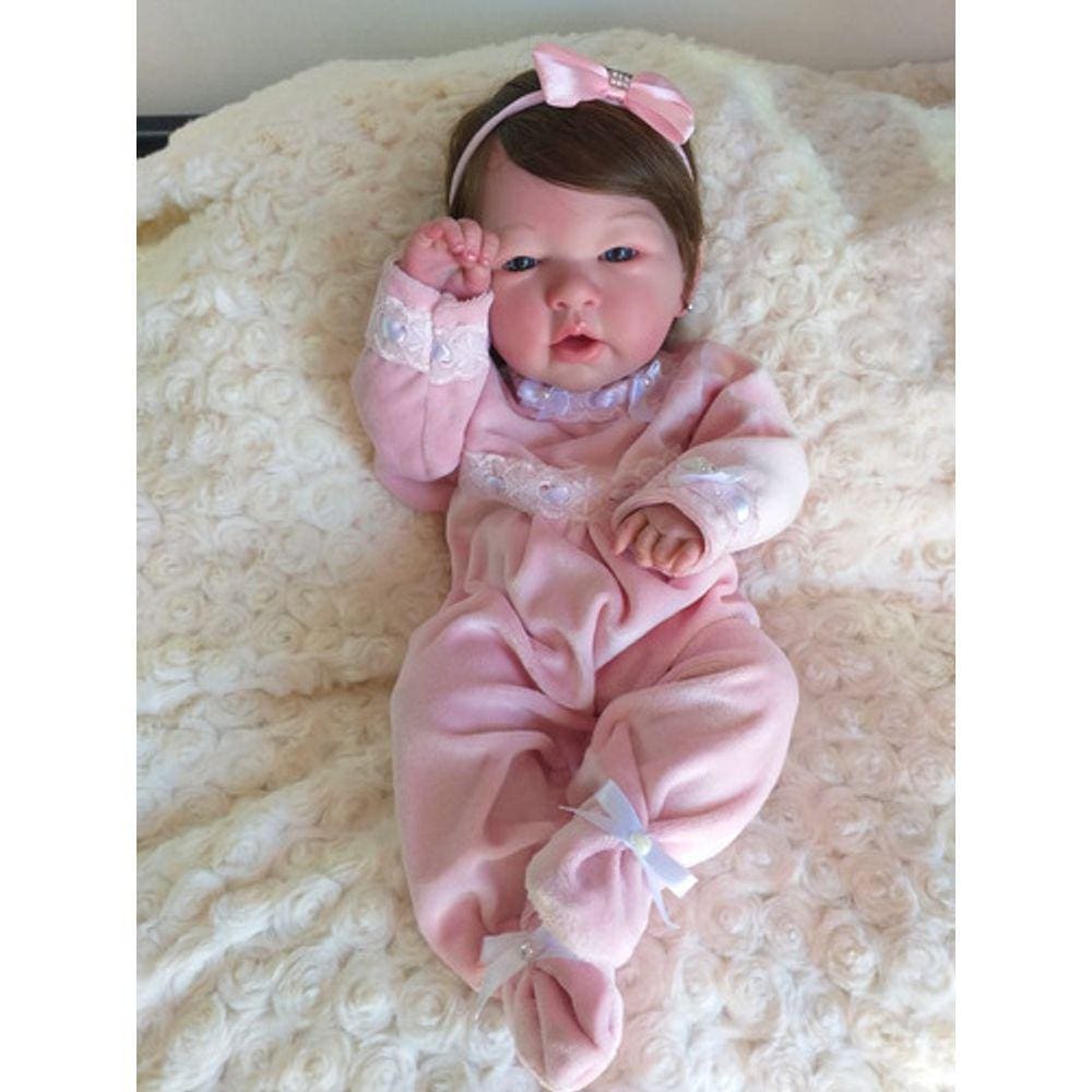 Boneca Reborn Anny Doll Baby Marinheiro - 2501 COTIPLAS