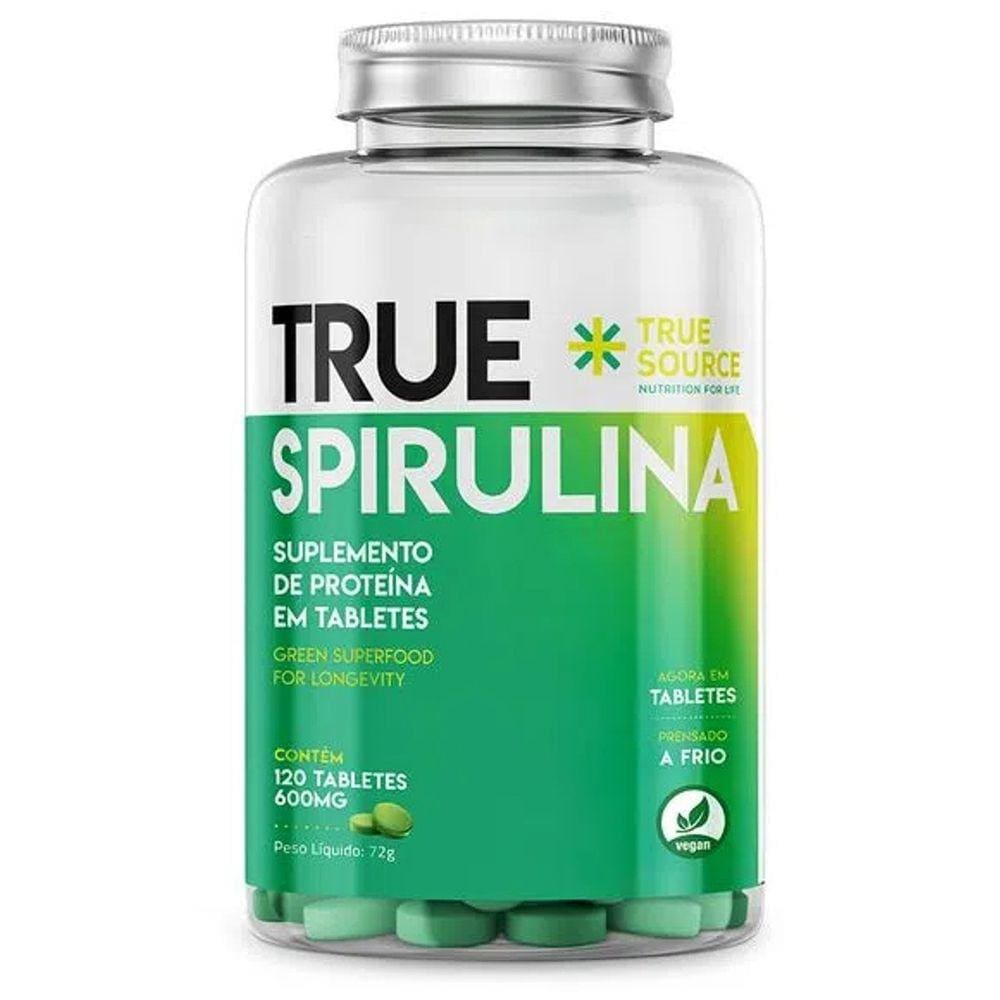 Spirulina 600mg 120 Tabletes – True Source