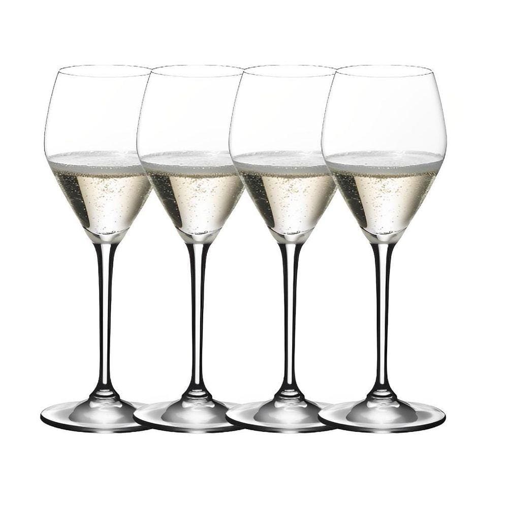 Kit 4 Taças Riedel Heart To Heart Champagne Wine Cristal Top