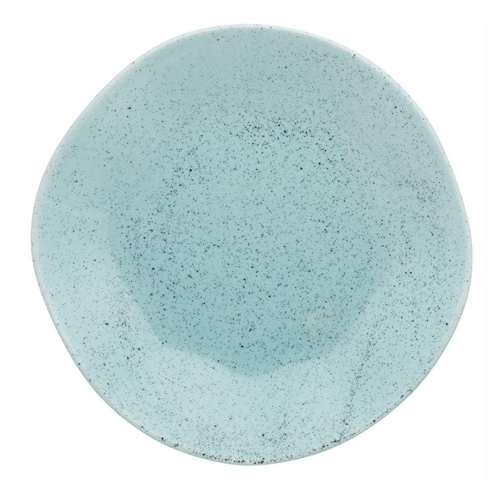 Jogo De Pratos Rasos Em Porcelana Ryo Com 6 Peças 27,5cm Oxford Blue Bay