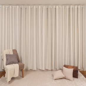 Cortina com Ilhoses Bari 3,00 X 2,50 Bene Tu