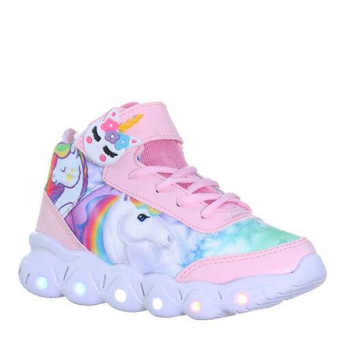Tenis Botinha Infantil Unicornio de Luz Led Casas Bahia