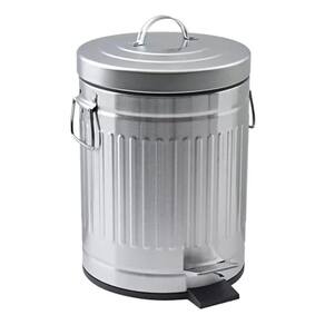 Lixeira Ferro Street 5l Banheiro Cozinha Inox 26x20x31cm