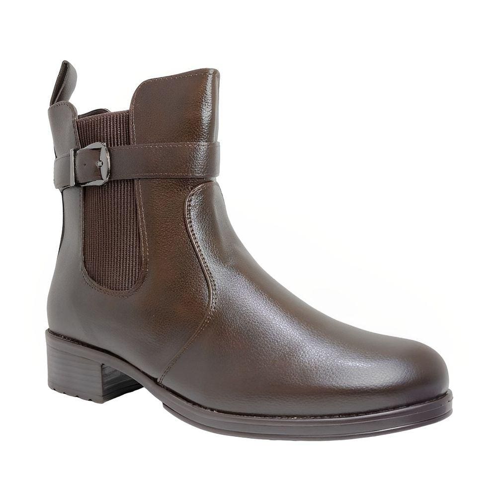 Bota Feminina Casual Salto Baixo Cano Curto Mooncity 72110