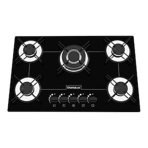 Fogão Cooktop Chamalux 5 Bocas Tripla Chama Preto 110v/220v