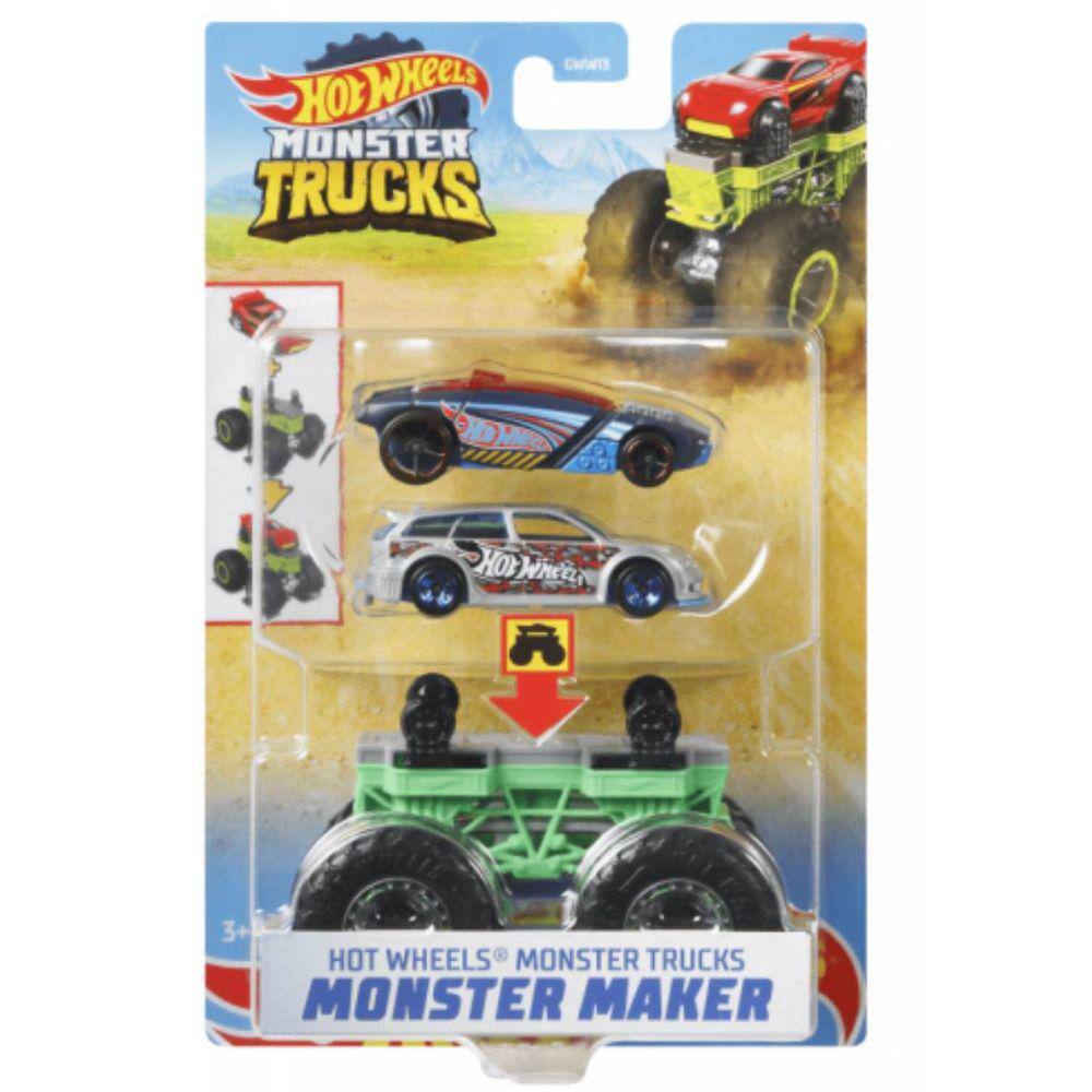 Carrinho Hot Wheels Monster Truck Pack Com 2 Fyj64 Mattel - Loja