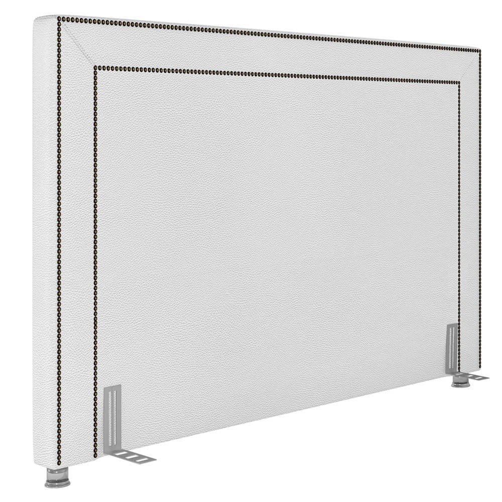 Cabeceira Cama Box Casal Queen 160cm Mali P02 Sintético Branco - Mpozenato