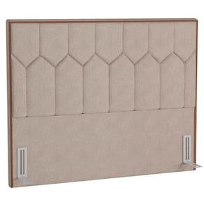 Cabeceira Cama Box Casal King 195cm Órion P02 Linho Areia - Mpozenato