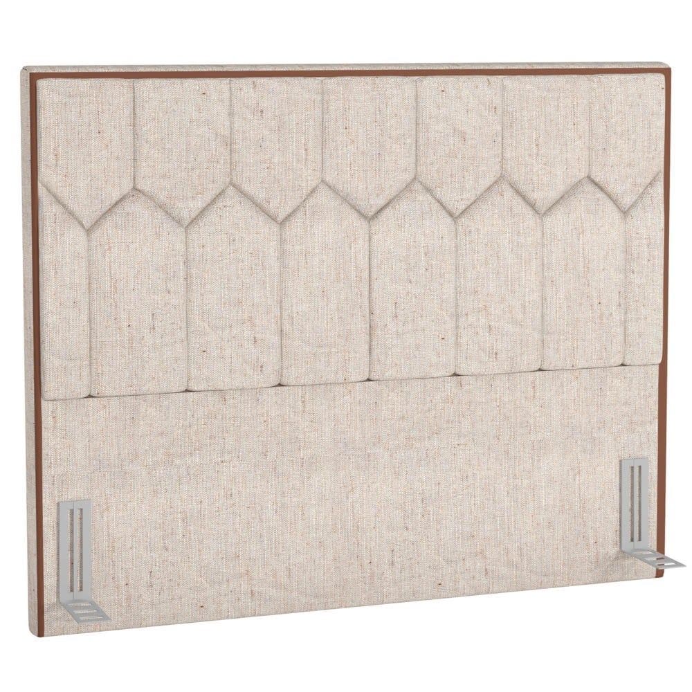 Cabeceira Cama Box Casal King 195cm Órion P02 Linho Cru - Mpozenato