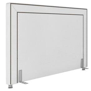 Cabeceira Cama Box Casal King 195cm Mali P02 Sintético Branco - Mpozenato