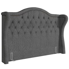 Cabeceira Cama Box Casal Queen 160cm Antibes P02 Linho Cinza - Mpozenato