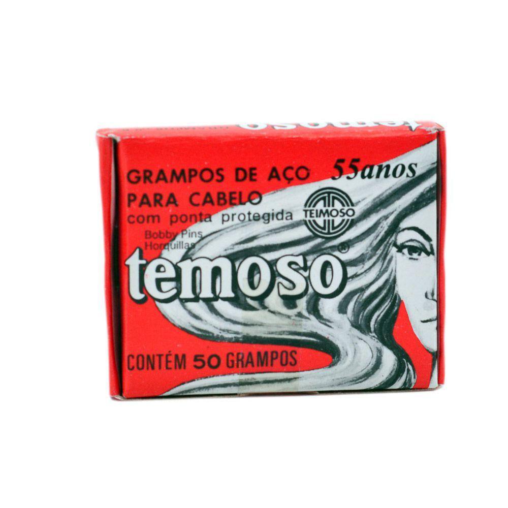 Grampo de Cabelo Teimoso N°5 Preto 50 Unidades