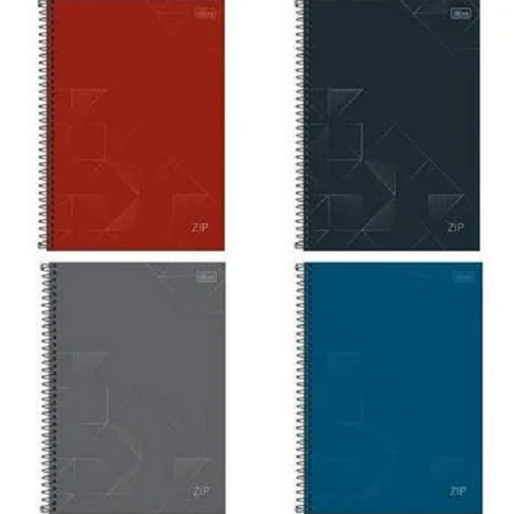Caderno Tilibra 96 Folhas Capa Dura Universitário Zip.