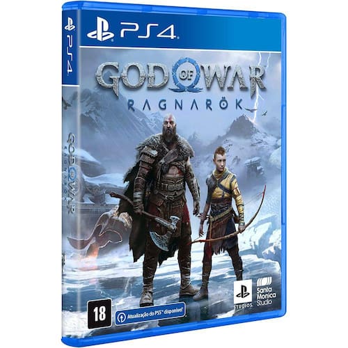 Imagem do produto God of War Ragnarök Edição Standard PS4 - Físico em Casas Bahia