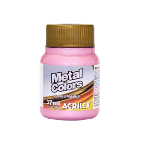 Tinta acrílica Metal Colors 37g Cor Rosa 537 Acrilex