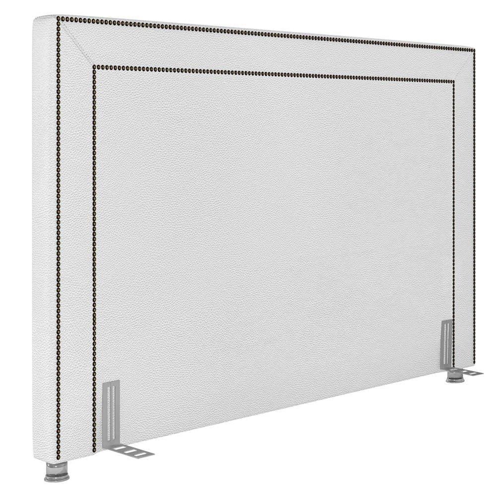 Cabeceira Cama Box Casal 140cm Mali P02 Sintético Branco - Mpozenato