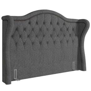 Cabeceira Cama Box Casal Queen 160cm Antibes P02 Linho Cinza - Mpozenato