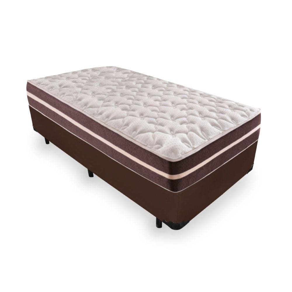 Cama Box Solteiro King + Colchão de molas - Anjos - Classic Superlastic 96cm