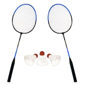 Kit de Badminton Completo 2 Raquetes 3 Petecas e Bolsa