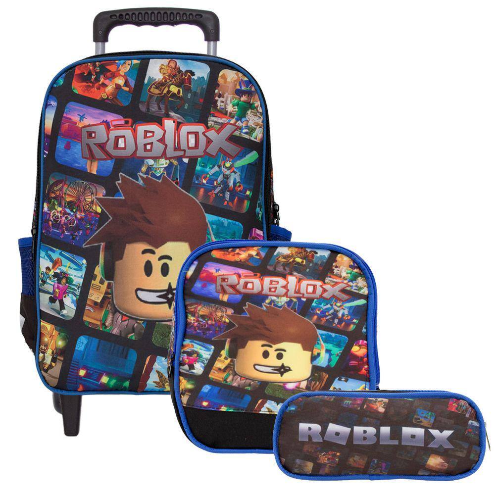 Roblox Lunch Bag Escola Estudantes Lunch Box Bag Lápis Case