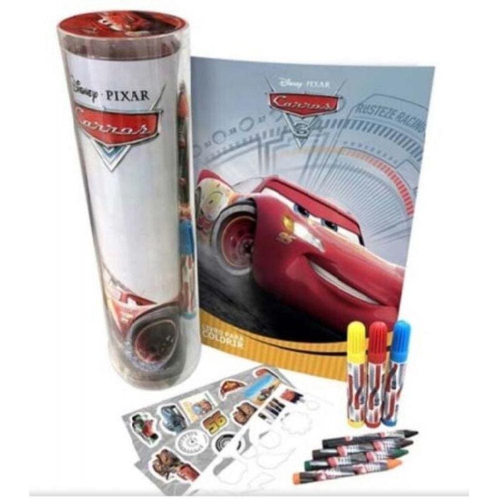 Disney - Tubo Historias Para Colorir - Carros 3