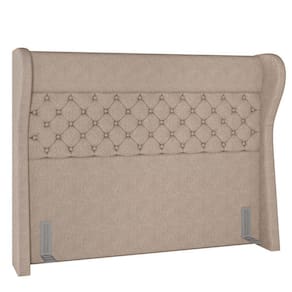 Cabeceira Cama Box Casal Queen 160Cm Linho Areia