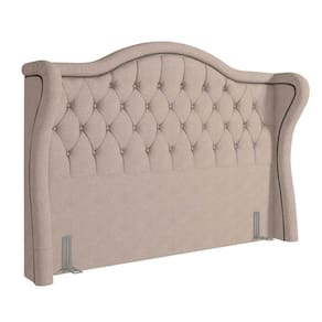 Cabeceira Cama Box Casal 140Cm Antibes P02 Linho Areia