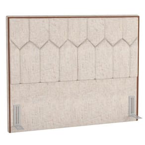 Cabeceira Cama Box Casal 140Cm Órion P02 Linho Cru