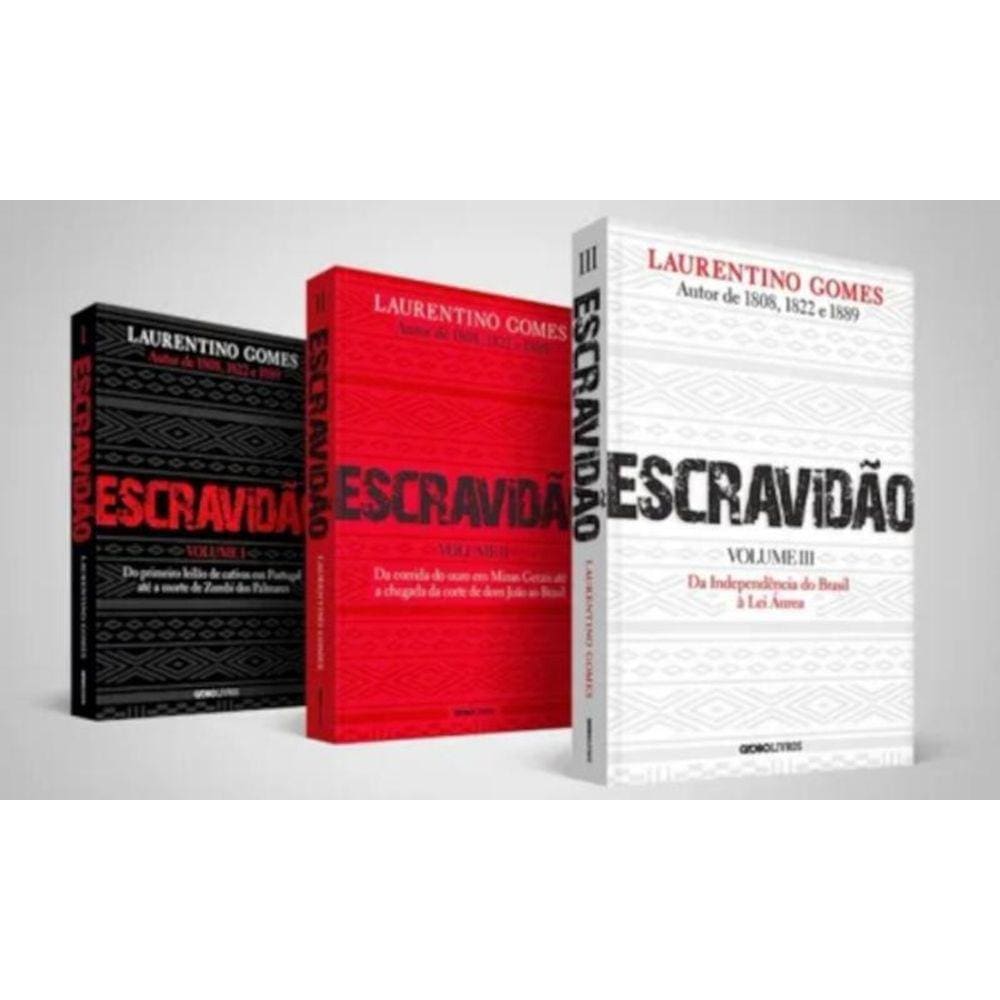 Kit Escravidão - Laurentino Gomes (Coleção Completa)