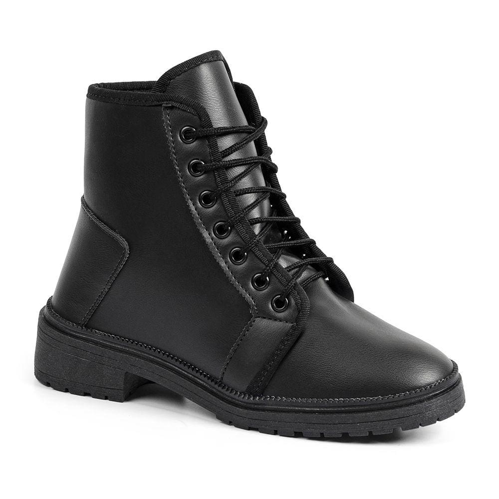 Bota Coturno Feminina Akira Black