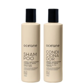 Kit Océane Cabelos Quimicamente Tratados - Shampoo 250ml + Condicionador 250ml