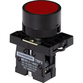 Botão De Impulso Tramontina Trp2-Ea41 1Na Vermelho