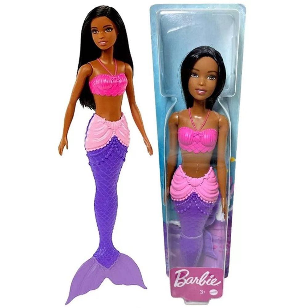 Boneca Barbie Sereia Dreamtopia Negra Mattel HGR04