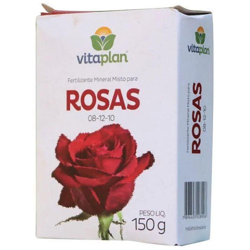 Fertilizante Mineral Misto Rosas 08-12-10 Vitaplan 150G