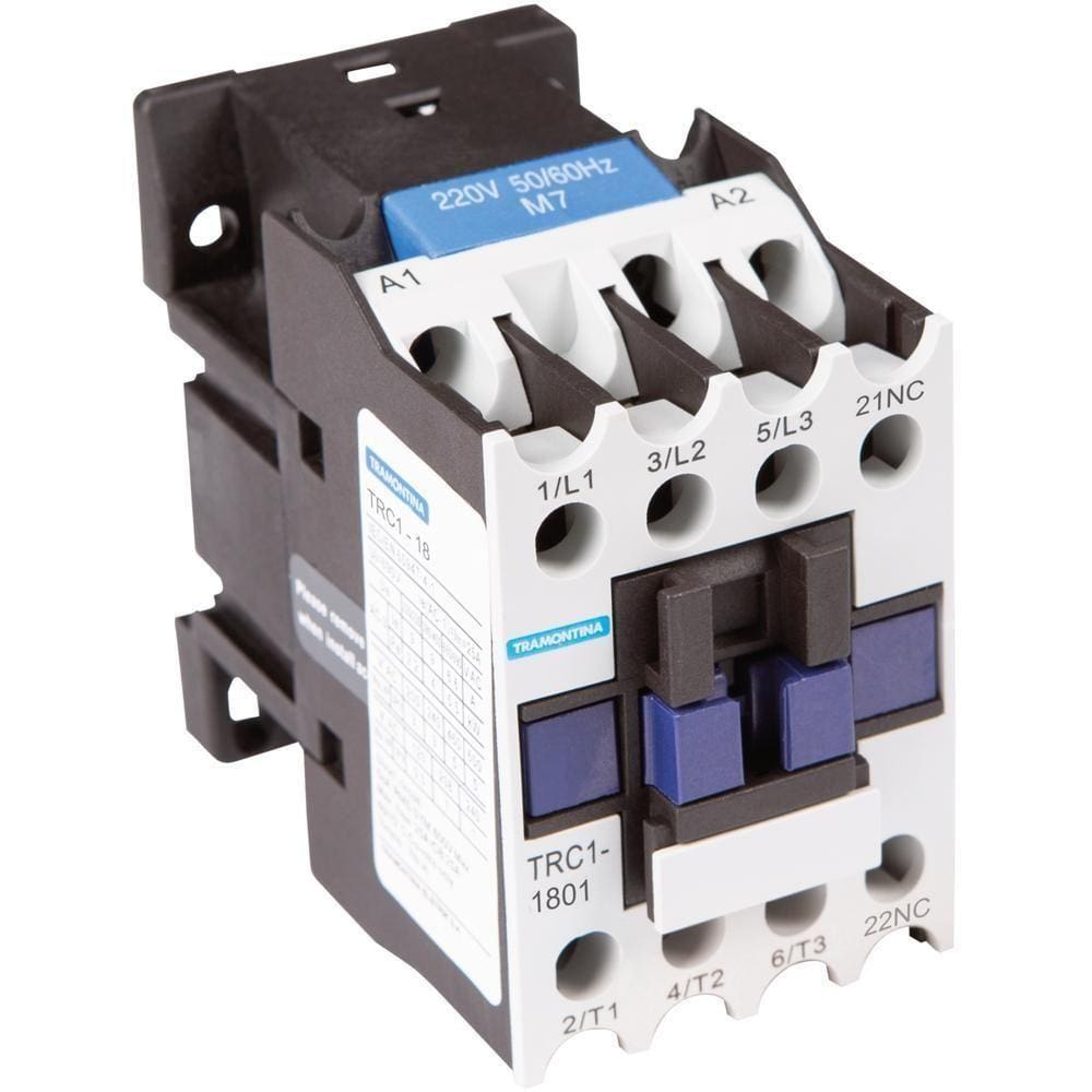 Contator Tripolar Trc1-1801 18A 220Vca 1Nf