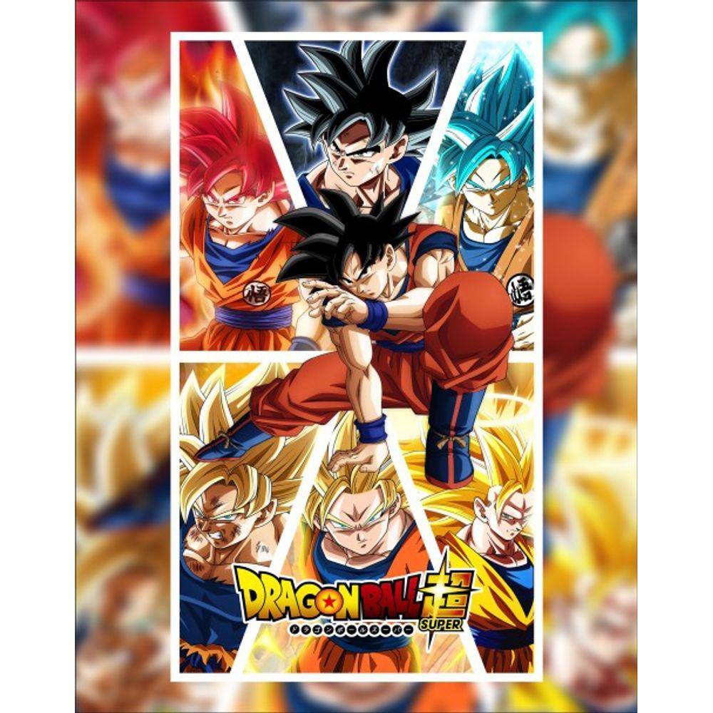 Quadro decorativo Super Saiyajins Dragon Ball