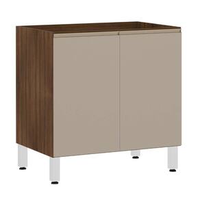 Balcão de Cozinha sem Tampo 80cm 2 Portas Jade Luciane Móveis