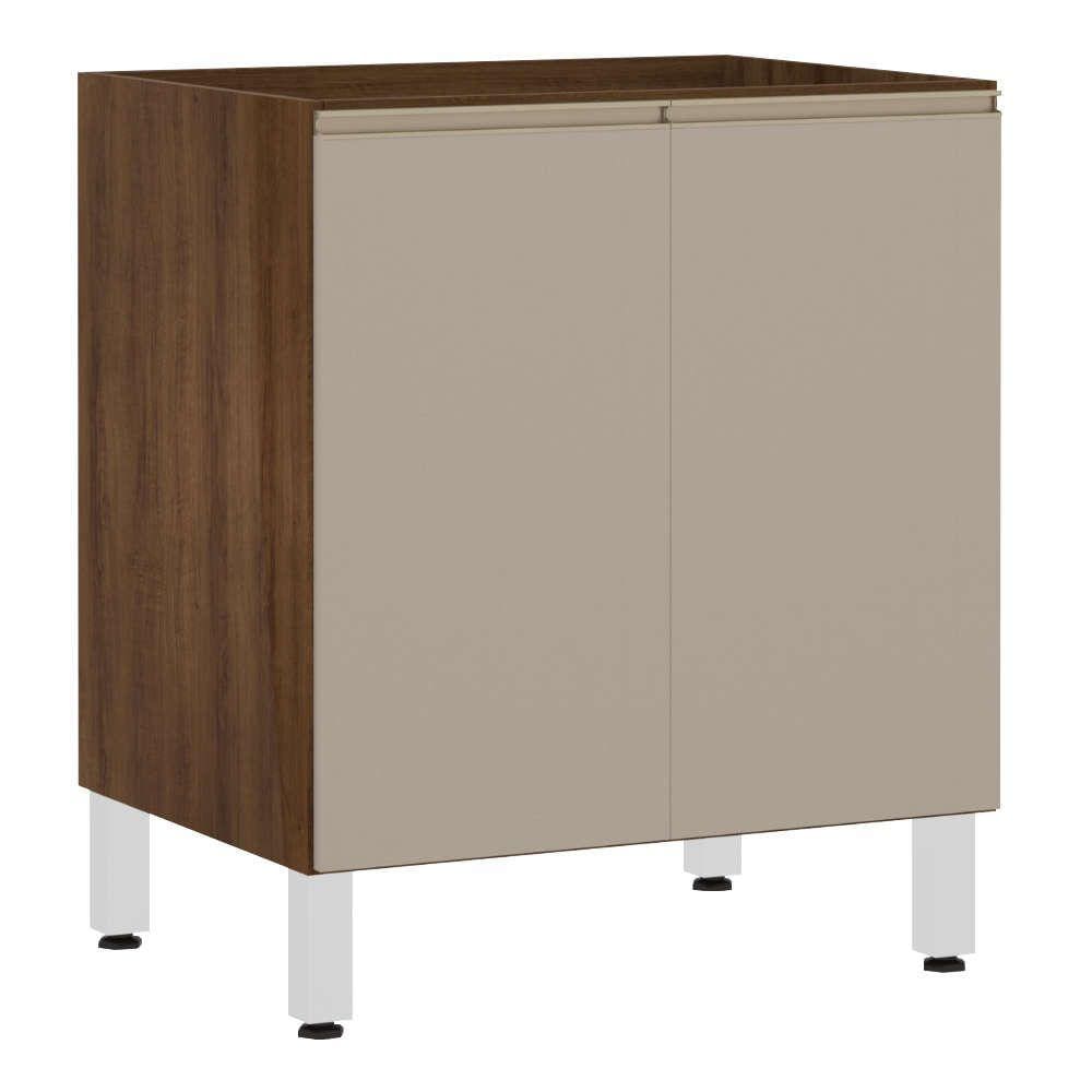 Balcão de Cozinha sem Tampo 70cm 2 Portas Jade Luciane Móveis