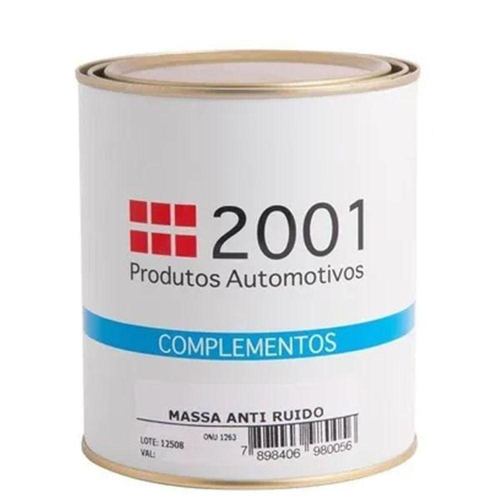 Kit Com 6 Massa Anti Ruido 1kg - 2001 Sem Variação único