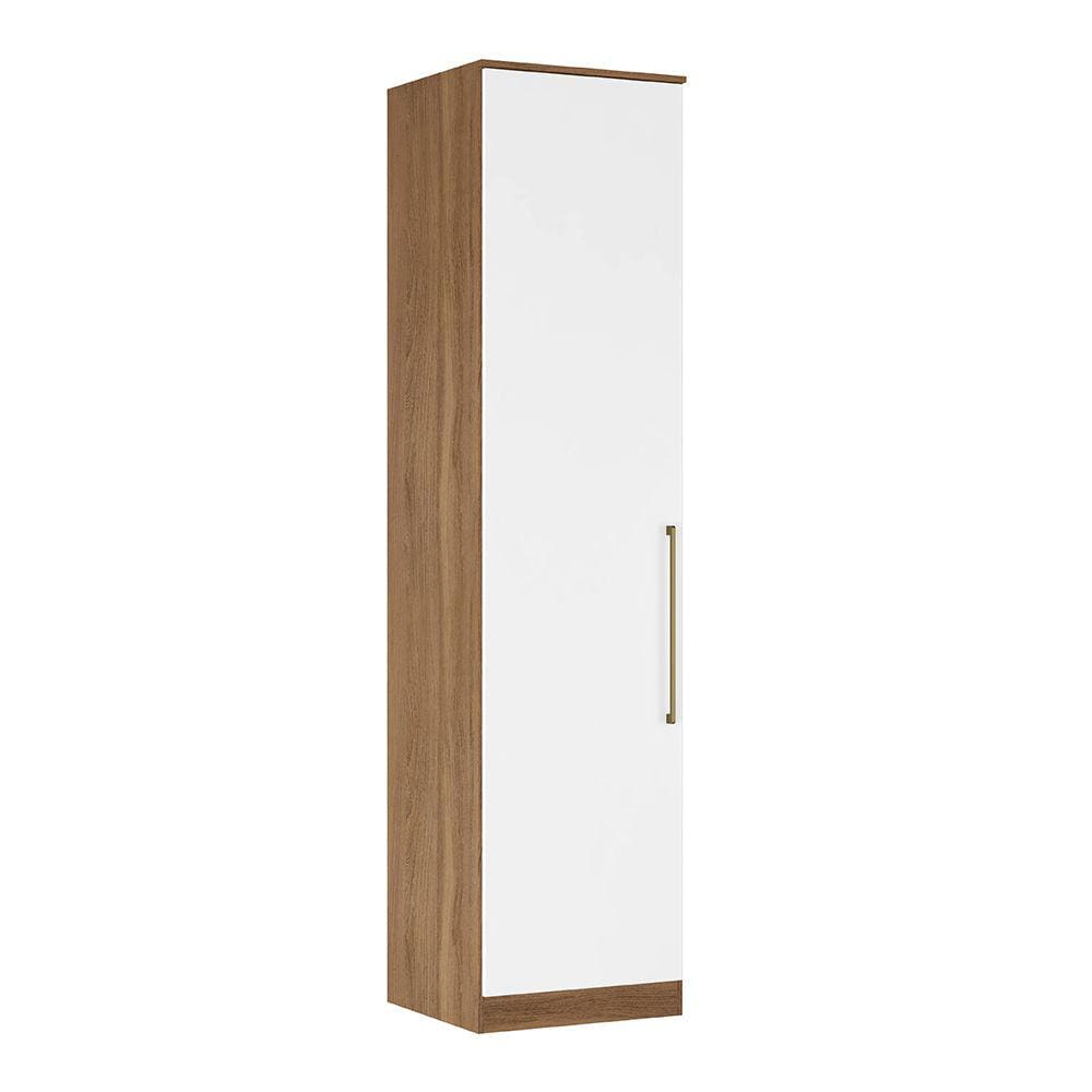 Guarda Roupa Modulado Módulo 7123 01 Porta Irlanda Amendola Branco Demóbile