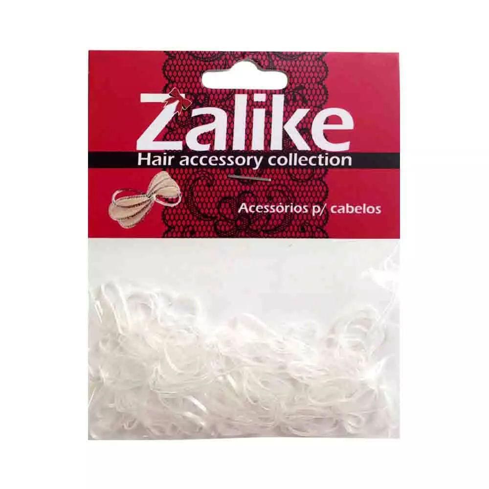 Elástico de Silicone Zalike Transparente com 100 Unidades