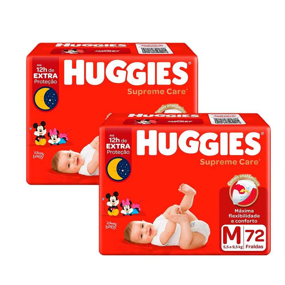 Kit Fralda Descartável Huggies Supreme Care | Casas Bahia