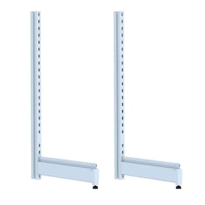 Pe Gondola Parede Flex Amapa 40x110 Cm Branco Kit C2 Pç