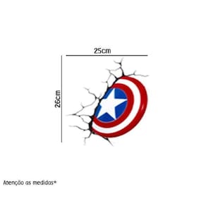 Adesivo Para Vaso Sanitário Escudo Capitão America
