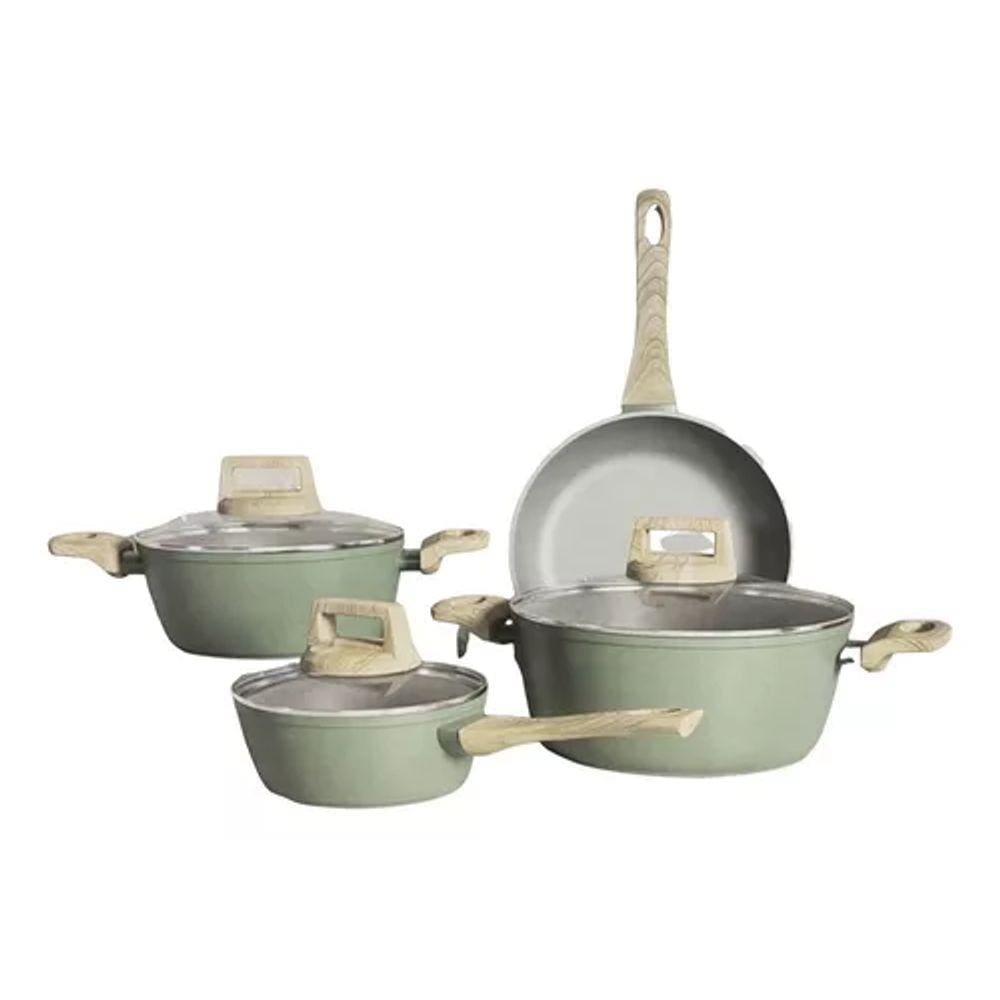 Conjunto 4 Panelas Ceramica Antiaderente Jade Jomafe Europa