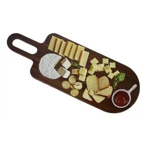 Conjunto De 2 Tabuas Para Servir Pizza Petiscos Madeira