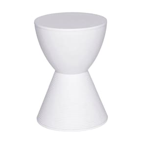 Banquinho Tube em Polipropileno Branco