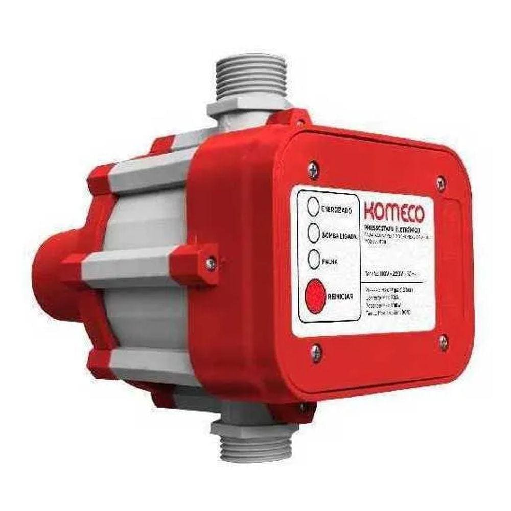 Pressostato Komeco PS1100 Para Água Fria e Quente - 1100W - Bivolt