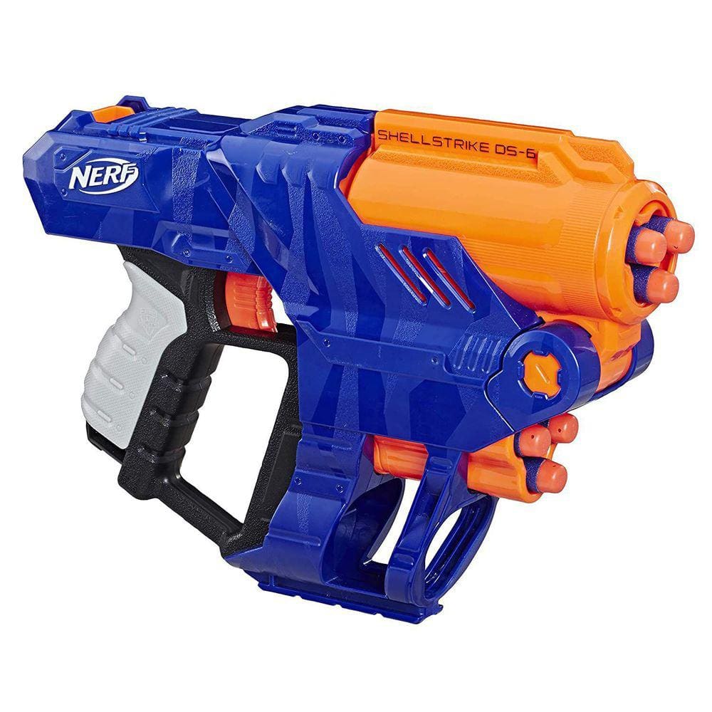 Pistola de dardos revólver Nerf Maverick REV-6 amarela Nerf N-Strike